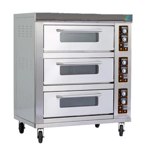 Commercial 3 Deck 6 Trays electric oven